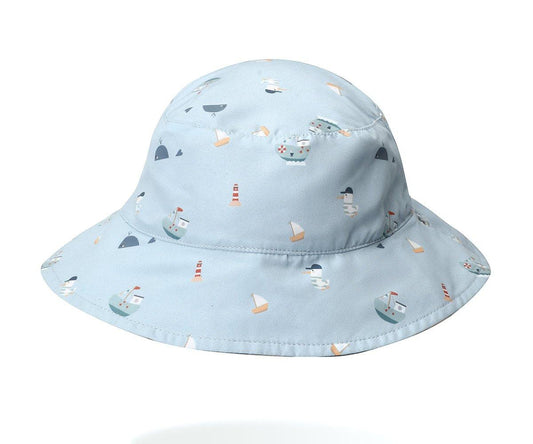 Fishing Boat Hat | Reversible Baby Sun Hat