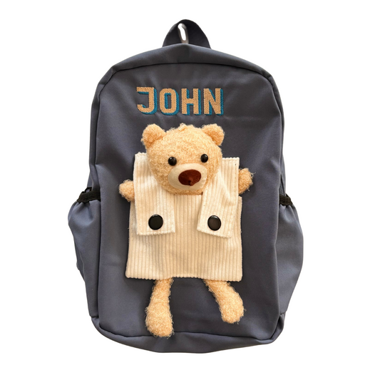 Personalised Teddy Backpack | Embroidered Keepsakes