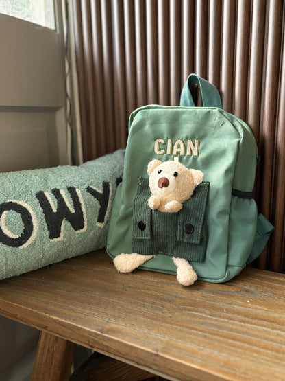 Personalised Teddy Backpack | Embroidered Keepsakes