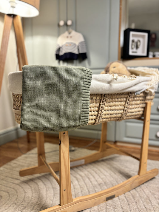 Personalised Cotton Knit Blanket